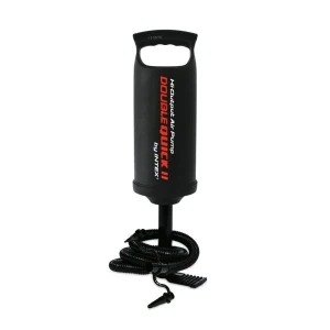 INTEX Pompa de aer manuală "Double Quick II", furtun cu 3 duze, 36 cm
