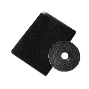 PLASA ANTIMUSTE CU BANDA ADEZIVA PENTRU FEREASTRA IN CULOARE NEGRU
