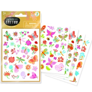 Set de tatuaje temporare pentru copii "Vise cu flori", 120 buc.