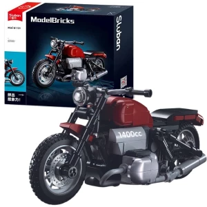 Set de construcție „Motocicleta R18MS”, scara 1:12, 222 elem.
