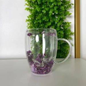 CANA PERETI DUBLI CU FLORI VIOLET IN NAUNTRU (GT0199-C)