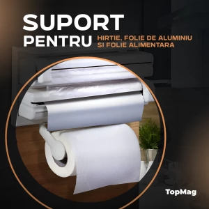 SUPORT PENTRU HIRTIE, FOLIE DE ALUMINIU SI FOLIE  ALIMENTARA