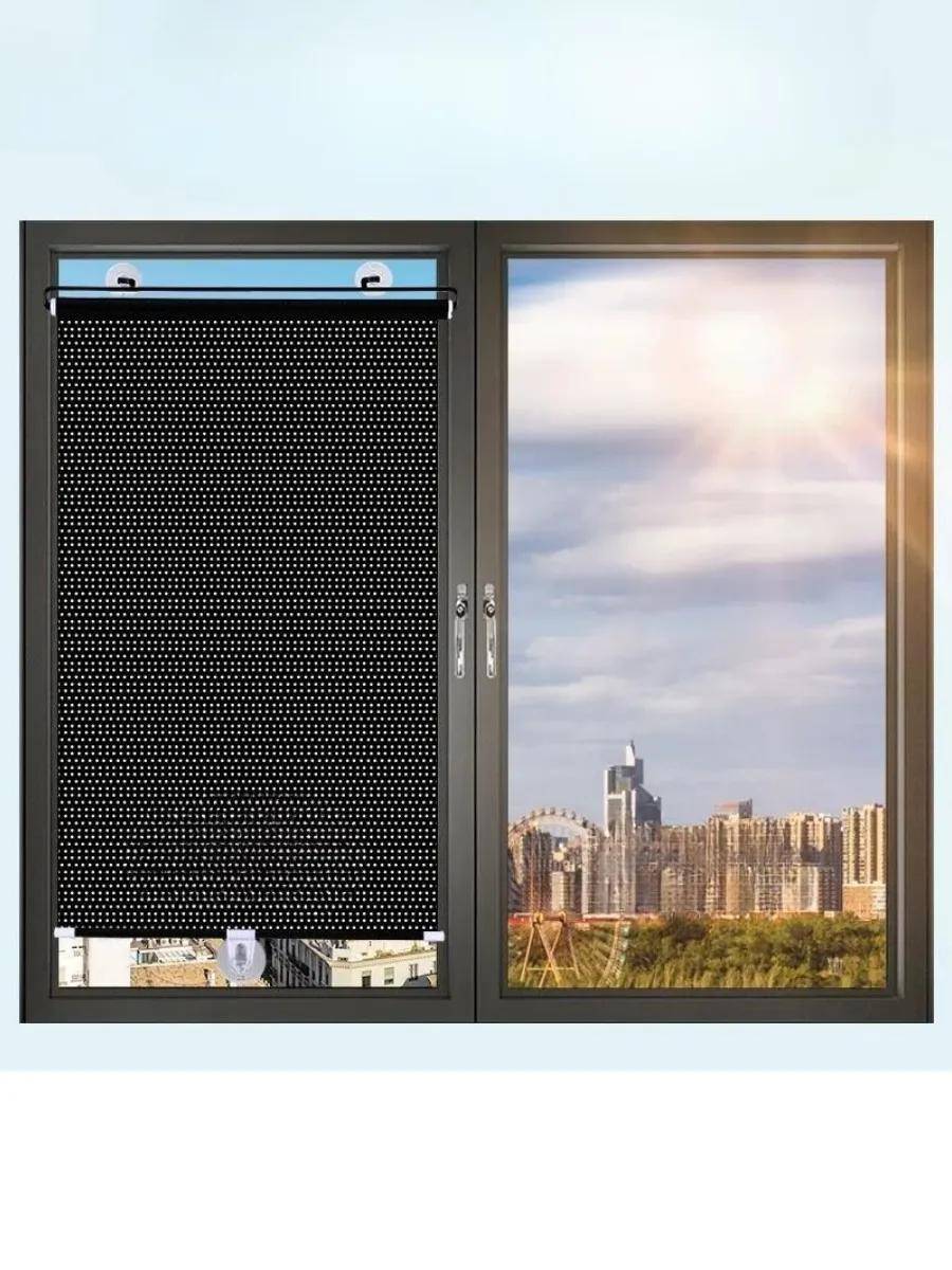 Солнцезащитные рулонные шторы на присосках – 68 × 125 см 7