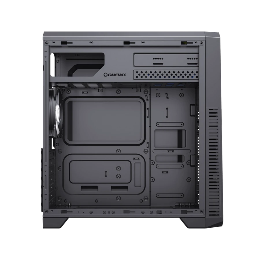 Carcasă pc gamemax g561e-bk, midi-tower, fără psu, negru 4
