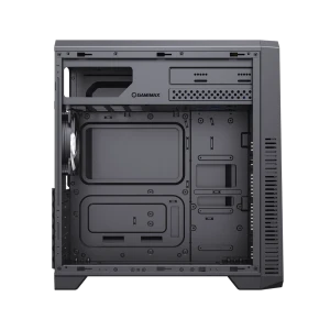 Carcasă pc gamemax g561e-bk, midi-tower, fără psu, negru Thumbnail 4