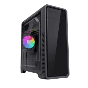 Компьютерный корпус Gamemax G561E-BK, Midi-Tower, Без блока питания, Чёрный