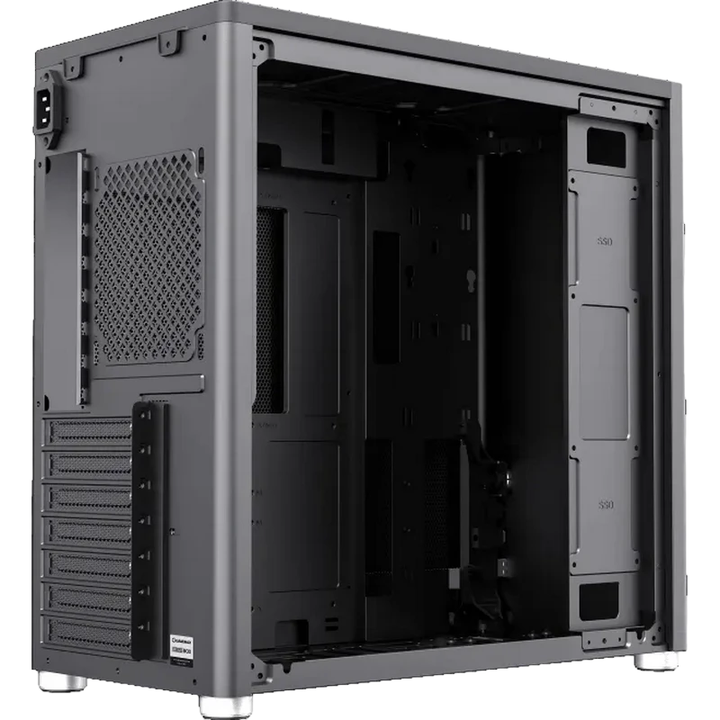 Carcasă pc gamemax meshbox, desktop, fără psu, negru 7