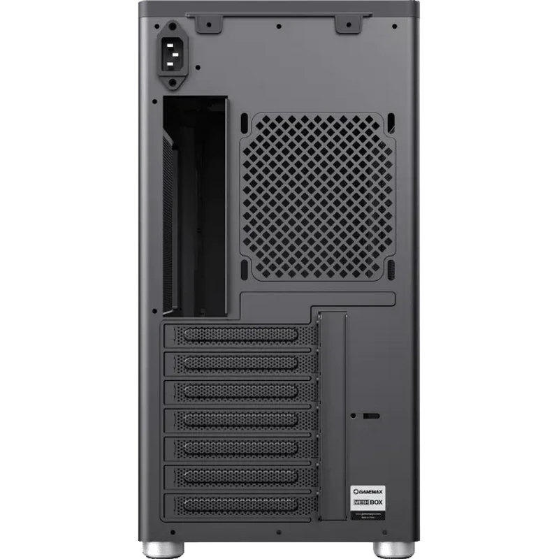 Carcasă pc gamemax meshbox, desktop, fără psu, negru 4