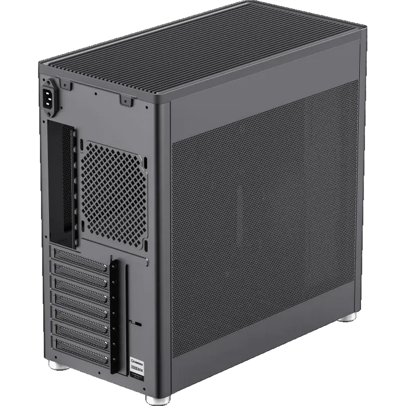 Carcasă pc gamemax meshbox, desktop, fără psu, negru 2