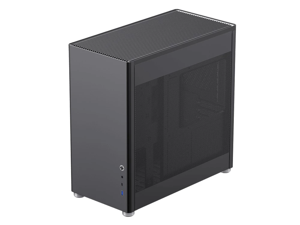 Carcasă pc gamemax meshbox, desktop, fără psu, negru 5