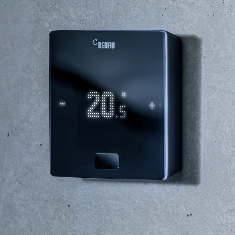 Termostat rehau nea smart fara fir 2.0 negru 13280131001 2