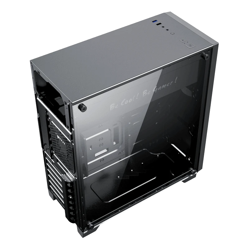 Компьютерный корпус gamemax nova n6, midi-tower, без блока питания, чёрный 5