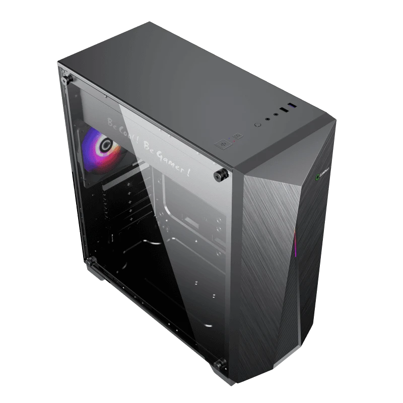 Компьютерный корпус gamemax nova n6, midi-tower, без блока питания, чёрный 15