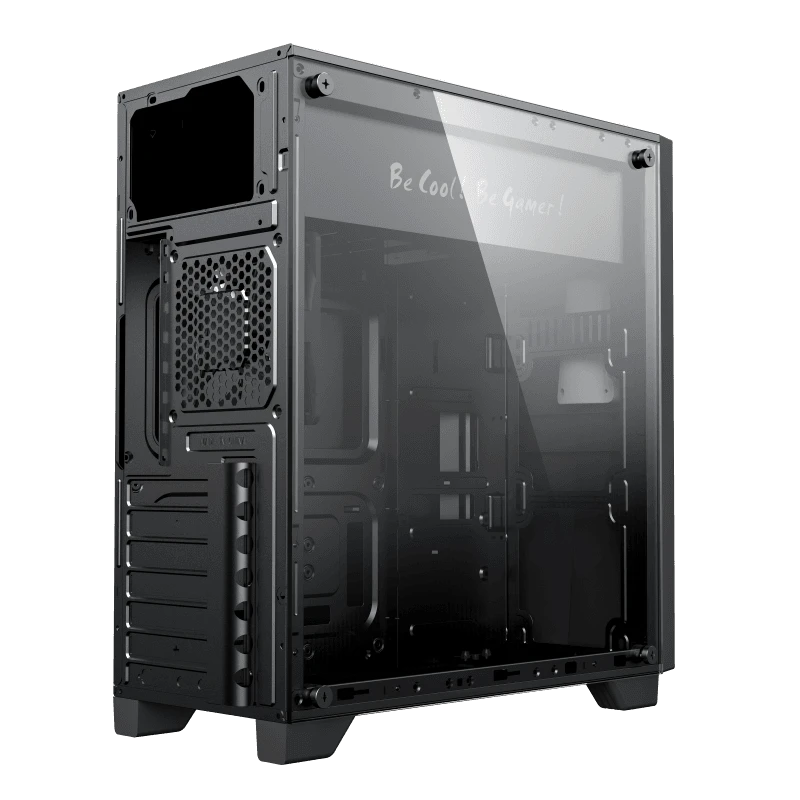 Компьютерный корпус gamemax nova n6, midi-tower, без блока питания, чёрный 18
