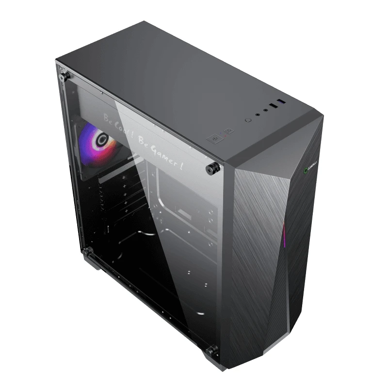 Компьютерный корпус gamemax nova n6, midi-tower, без блока питания, чёрный 2