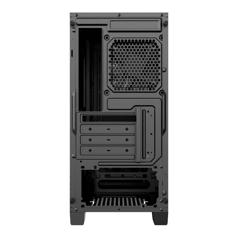 Carcasă pc gamemax silent hill, midi-tower, fără psu, negru 16