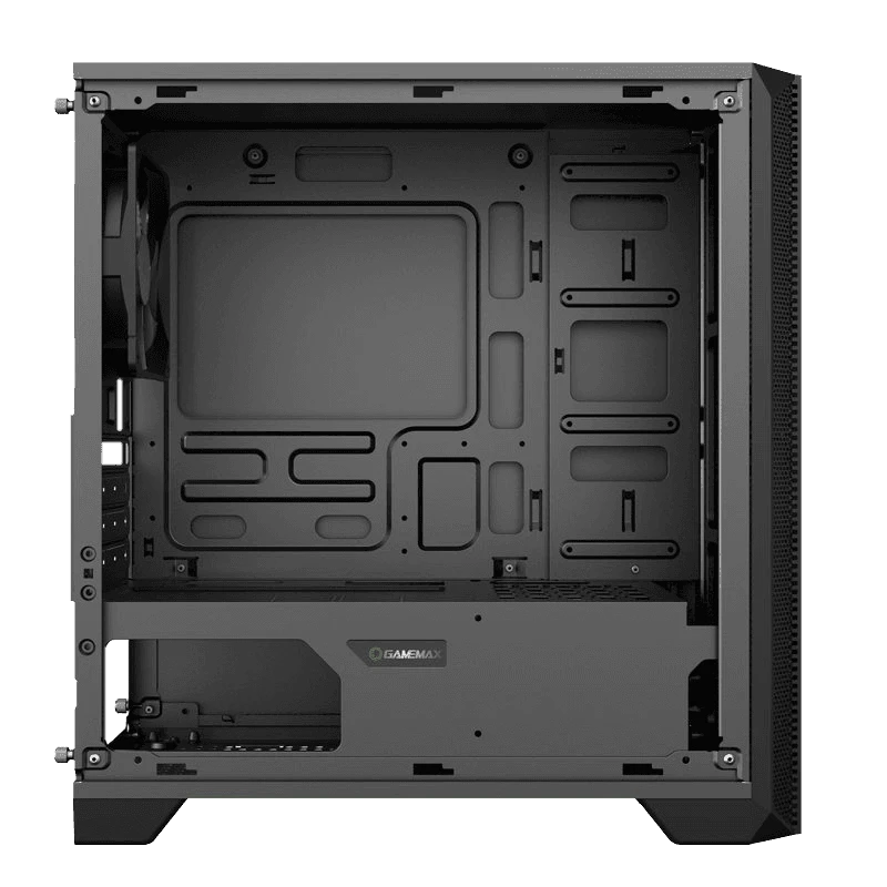 Carcasă pc gamemax silent hill, midi-tower, fără psu, negru 18