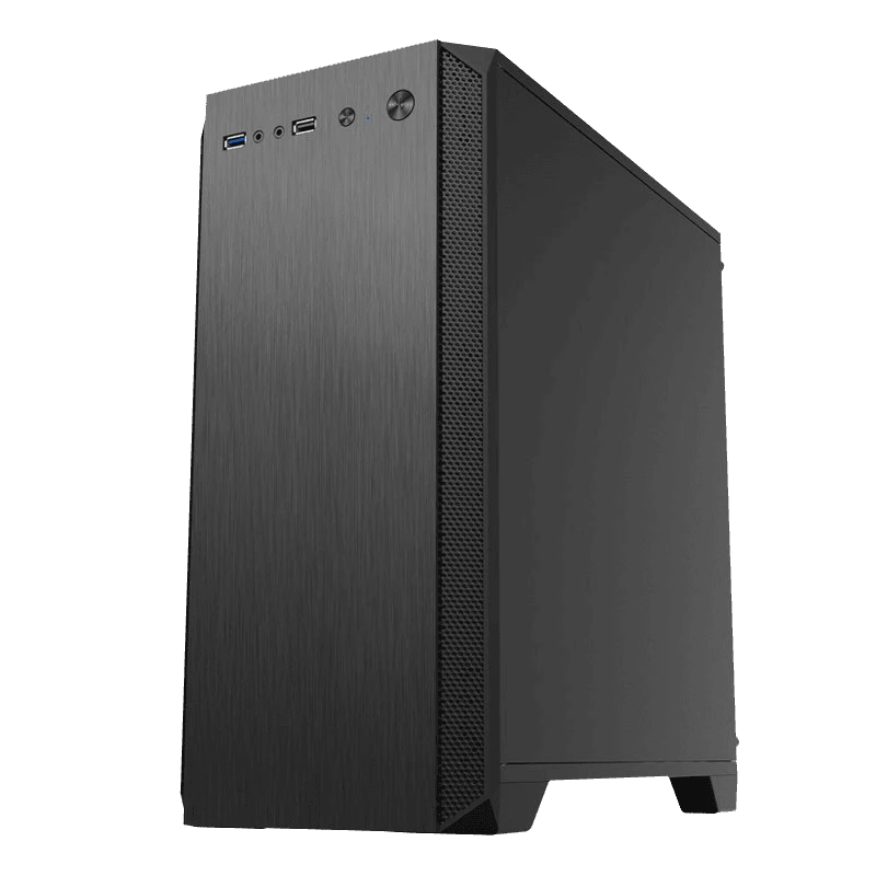 Carcasă pc gamemax silent hill, midi-tower, fără psu, negru 3