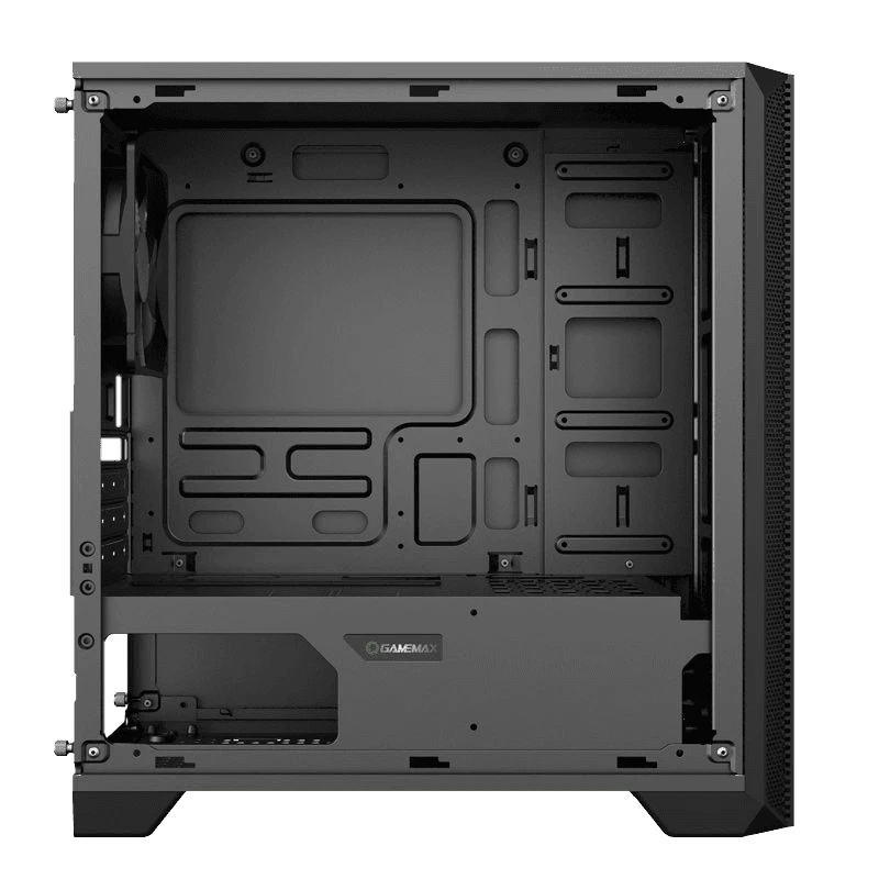 Carcasă pc gamemax silent hill, midi-tower, fără psu, negru 2