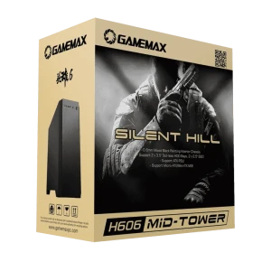 Carcasă pc gamemax silent hill, midi-tower, fără psu, negru Thumbnail 15