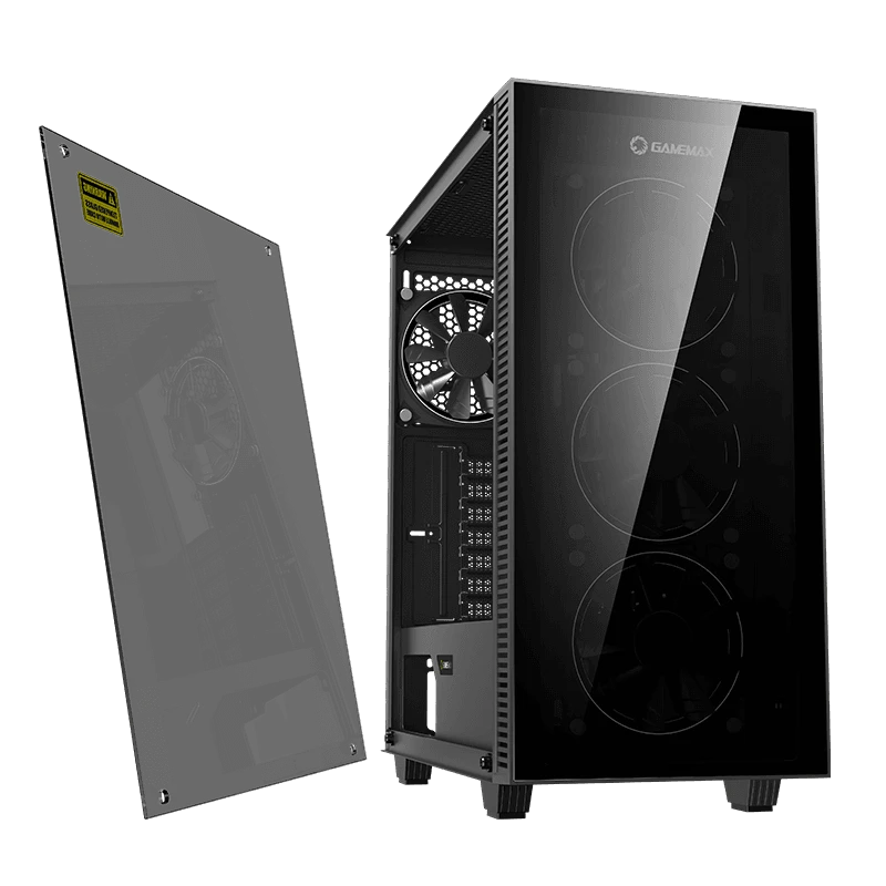 Компьютерный корпус gamemax draco xd, midi-tower, без блока питания, чёрный 7