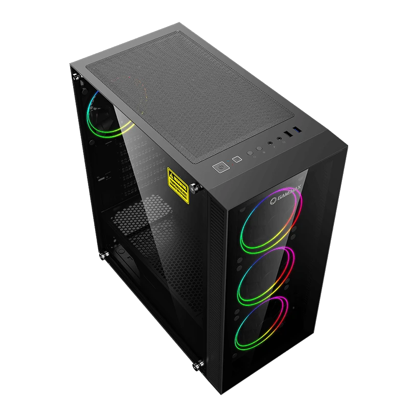 Компьютерный корпус gamemax draco xd, midi-tower, без блока питания, чёрный 16