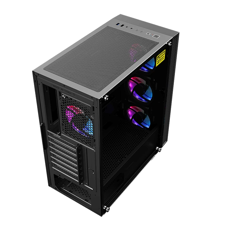 Компьютерный корпус gamemax draco xd, midi-tower, без блока питания, чёрный 17