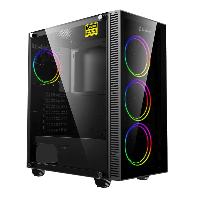 Компьютерный корпус gamemax draco xd, midi-tower, без блока питания, чёрный 20
