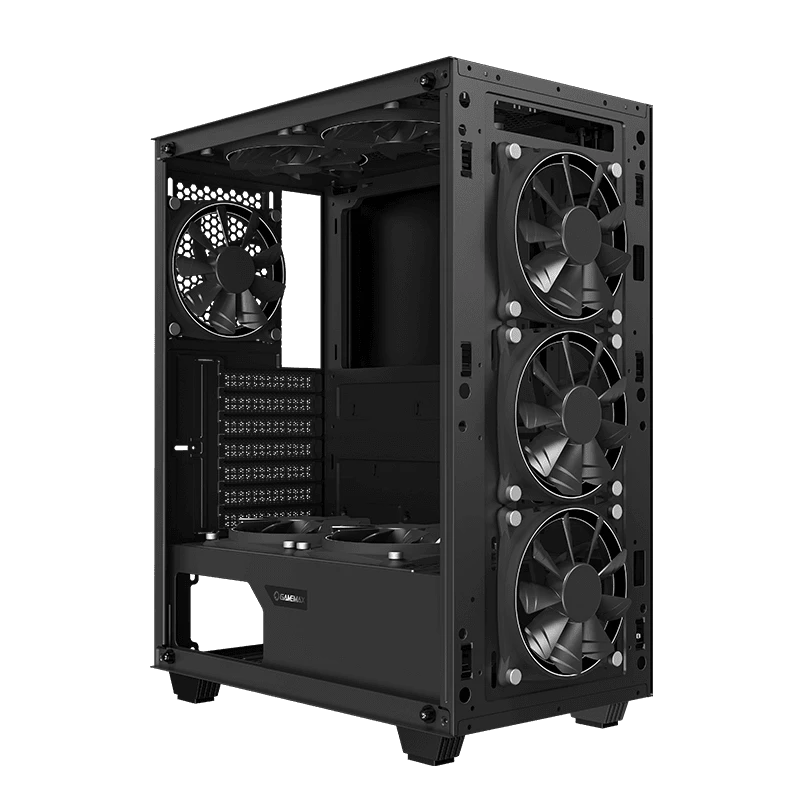 Компьютерный корпус gamemax draco xd, midi-tower, без блока питания, чёрный 2
