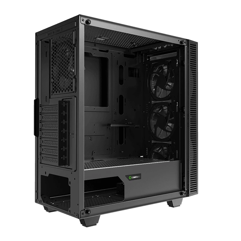 Компьютерный корпус gamemax draco xd, midi-tower, без блока питания, чёрный 15