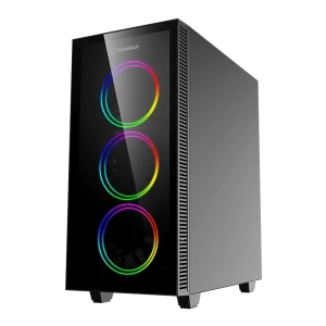 Компьютерный корпус gamemax draco xd, midi-tower, без блока питания, чёрный