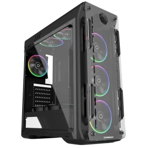 Компьютерный корпус Gamemax Optical G510, Midi-Tower, Без блока питания, Чёрный