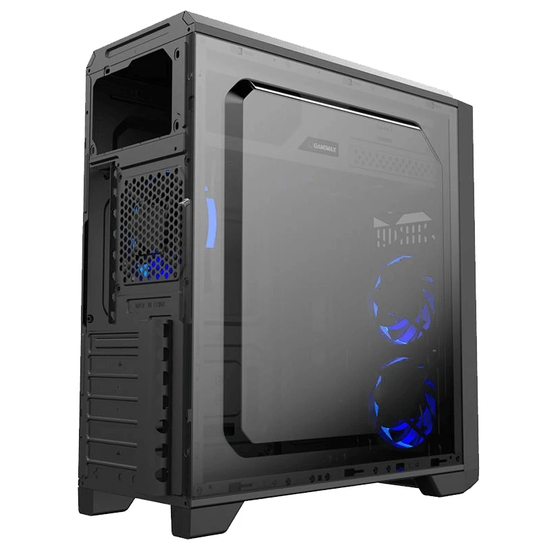 Carcasă pc gamemax g563, midi-tower, fără psu, negru 6