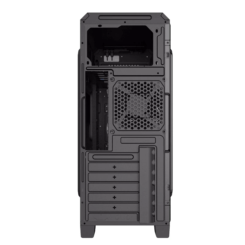Carcasă pc gamemax g563, midi-tower, fără psu, negru 2