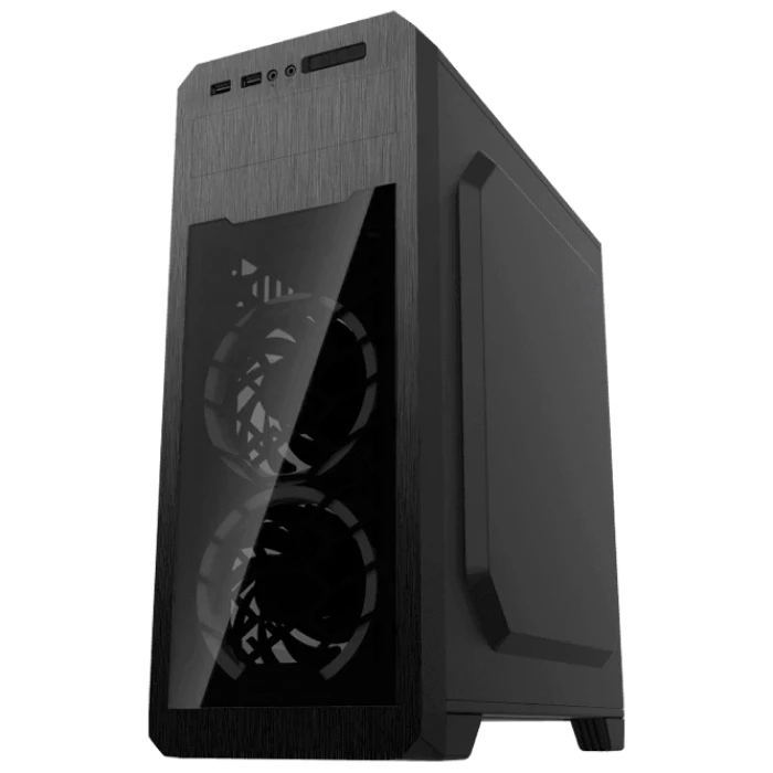 Carcasă pc gamemax g563, midi-tower, fără psu, negru 7