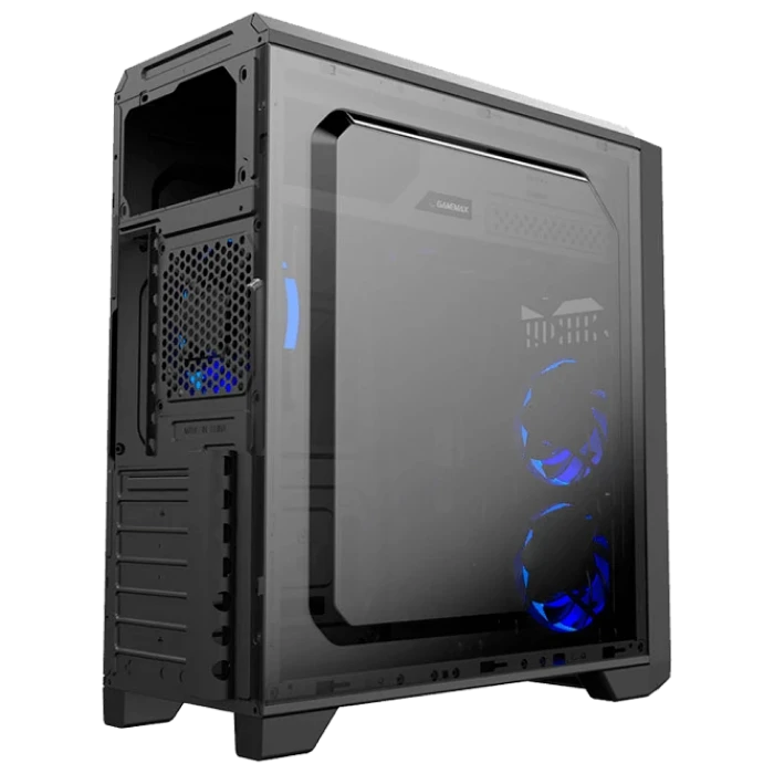 Carcasă pc gamemax g563, midi-tower, fără psu, negru 5