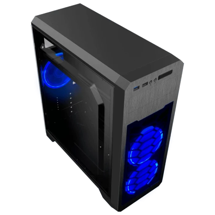 Carcasă pc gamemax g563, midi-tower, fără psu, negru 8