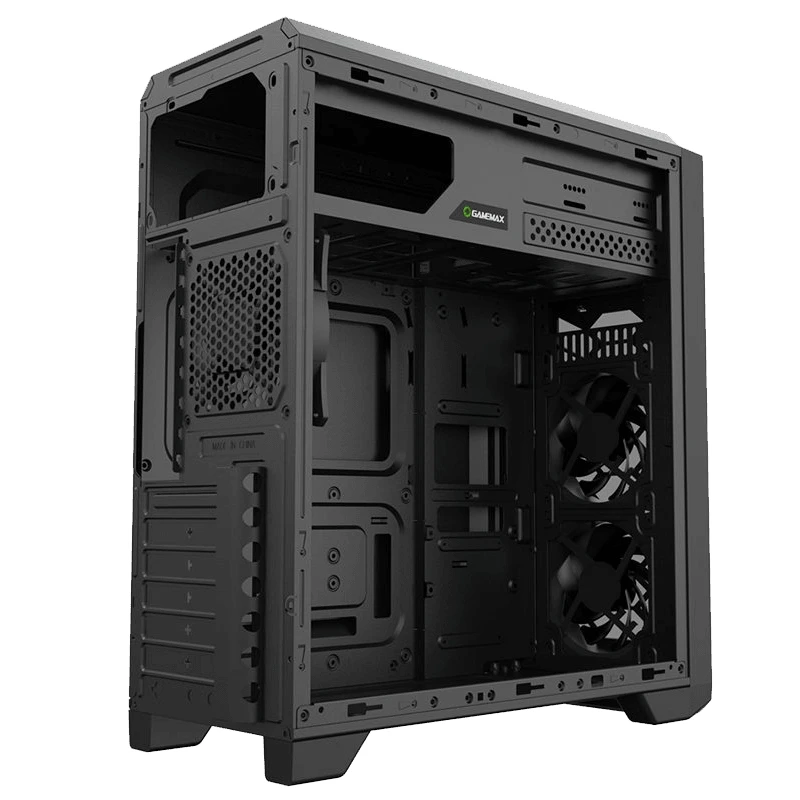 Carcasă pc gamemax g563, midi-tower, fără psu, negru 13