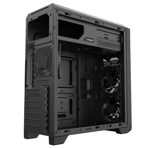 Carcasă pc gamemax g563, midi-tower, fără psu, negru Thumbnail 13