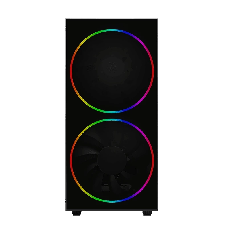 Компьютерный корпус gamemax black hole, midi-tower, без блока питания, чёрный 5
