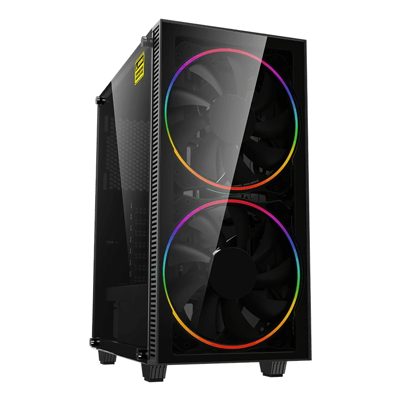 Компьютерный корпус gamemax black hole, midi-tower, без блока питания, чёрный 2