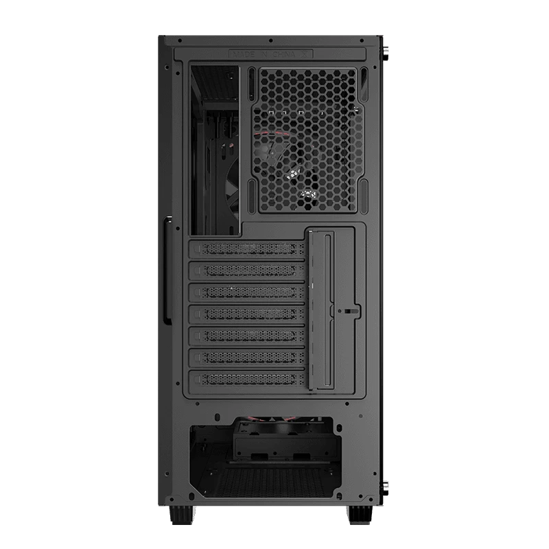 Компьютерный корпус gamemax black hole, midi-tower, без блока питания, чёрный 4