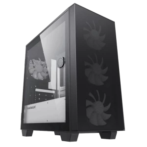 Компьютерный корпус Gamemax Aero Mini ECO, Micro-ATX, Без блока питания, Чёрный