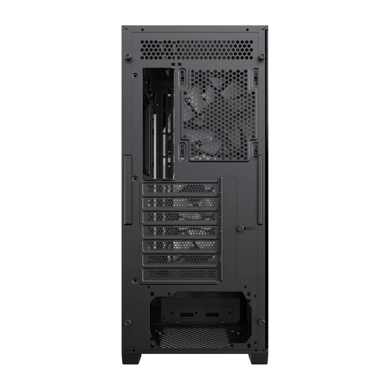 Carcasă pc gamemax siege, midi-tower, fără psu, negru 6