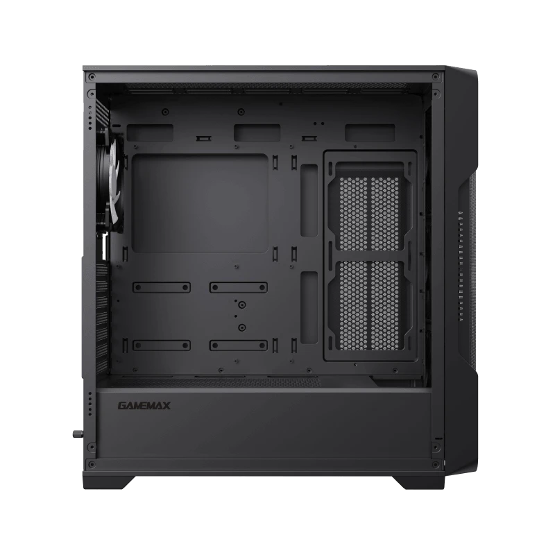 Carcasă pc gamemax siege, midi-tower, fără psu, negru 3