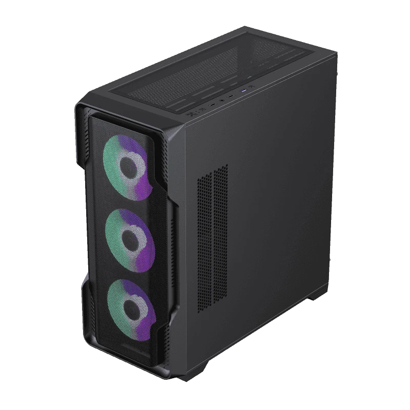 Carcasă pc gamemax siege, midi-tower, fără psu, negru 8