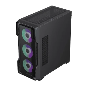 Carcasă pc gamemax siege, midi-tower, fără psu, negru Thumbnail 8