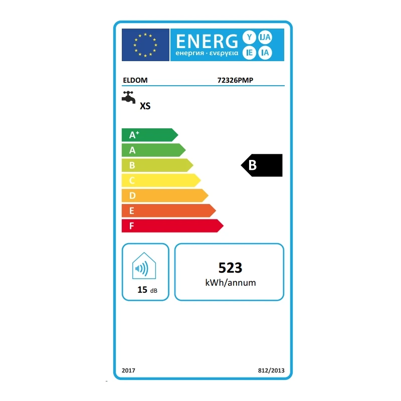 Boiler electric eldom extra 15 l (72326pmp) montare sub chiuveta 3