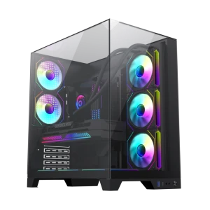 Компьютерный корпус gamemax infinity plus, midi-tower, без блока питания, чёрный Thumbnail 8
