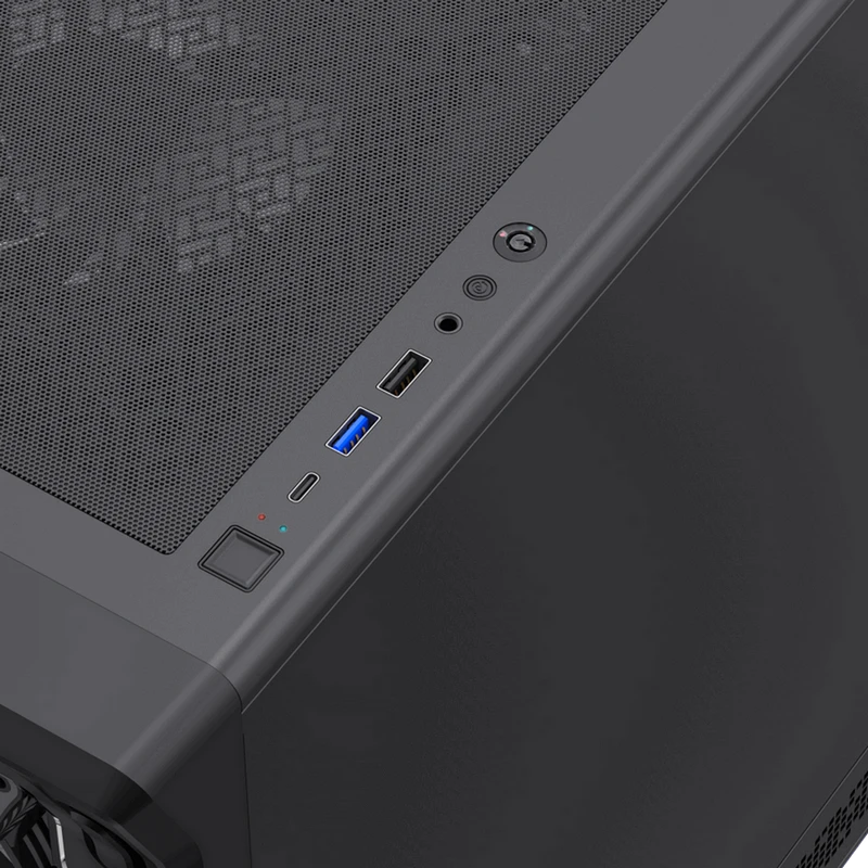 Компьютерный корпус gamemax starlight 2 ab, midi-tower, без блока питания, чёрный 12